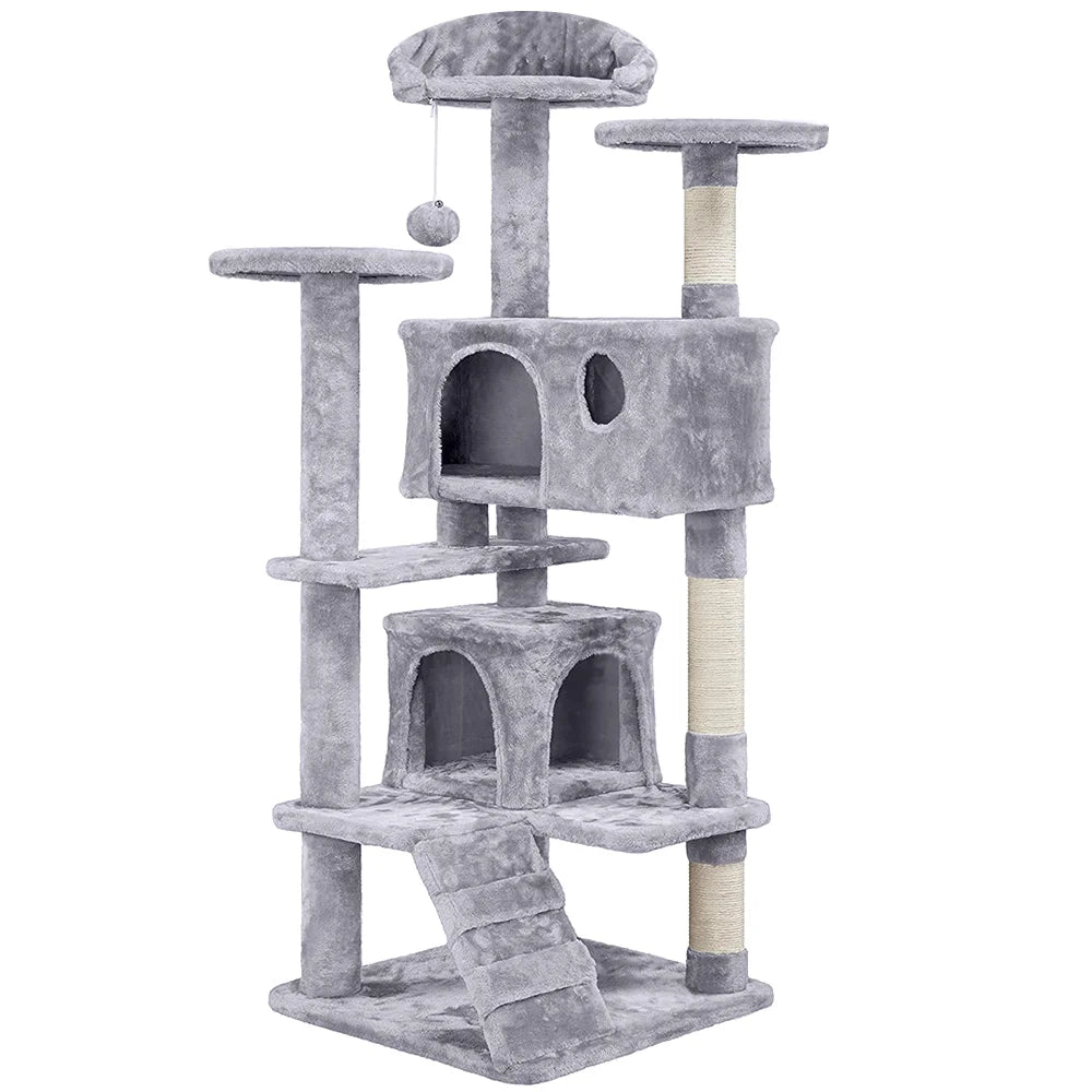 Arbre à chat XXL géant : robustesse maximale, hamac, confort intégral