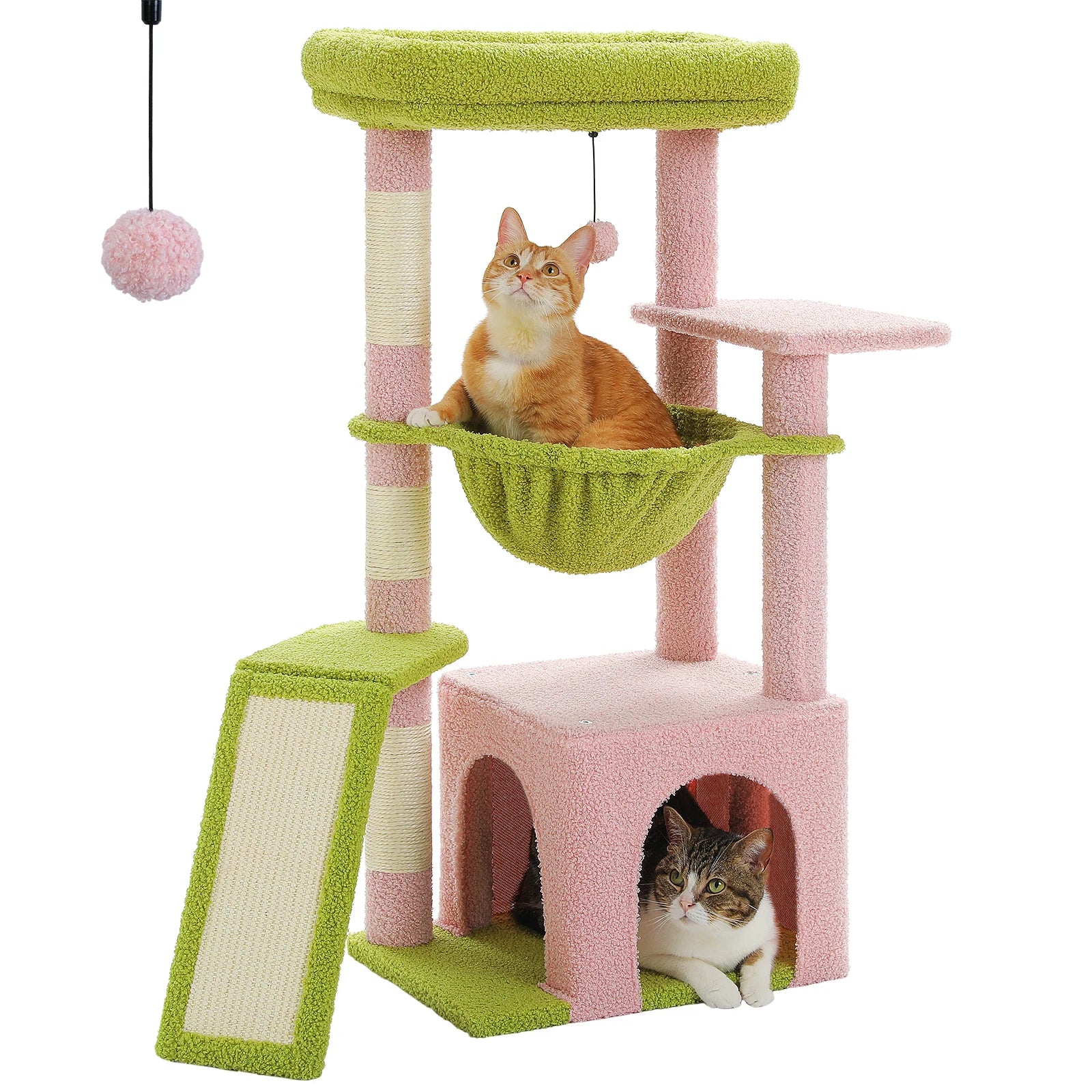 Arbre à chat cactus modulable : perchoir amovible, design ajustable, compact
