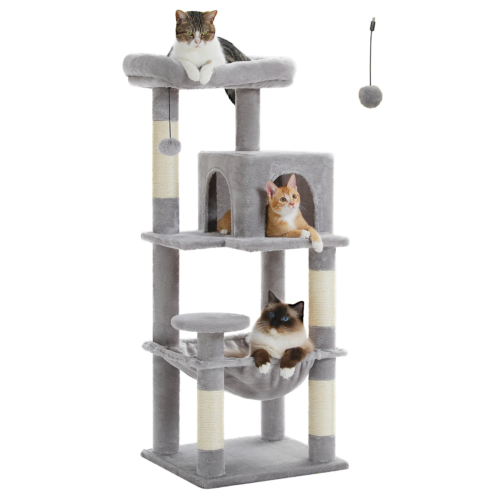 Arbre à chat XXL géant : structure métallique, espace vertical optimisé, solidité maximale