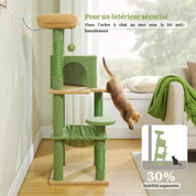 Arbre à Chat XXL : Structure Métallique, Espace Vertical Optimisé, Solidité Maximale