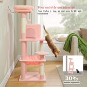 Arbre à Chat XXL : Structure Métallique, Espace Vertical Optimisé, Solidité Maximale