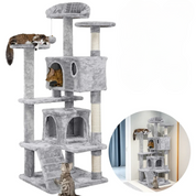 Arbre à Chat Petit Espace : Robustesse Maximale, Hamac 4 Points, Confort Intégral