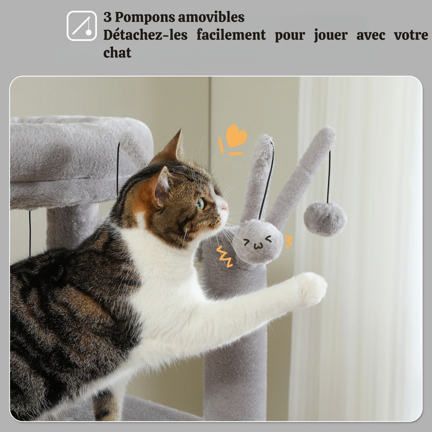 Arbre à Chat XXL - 7 Niveaux 173cm - Grand Hamac 50x40cm, Condo Spacieux et 5 Griffoirs Sisal - Capacité 9kg